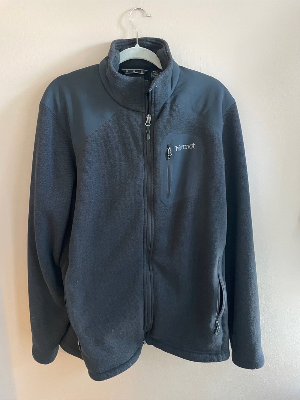 Marmot Men's Dark Gray Full-Zip Fleece Jacket